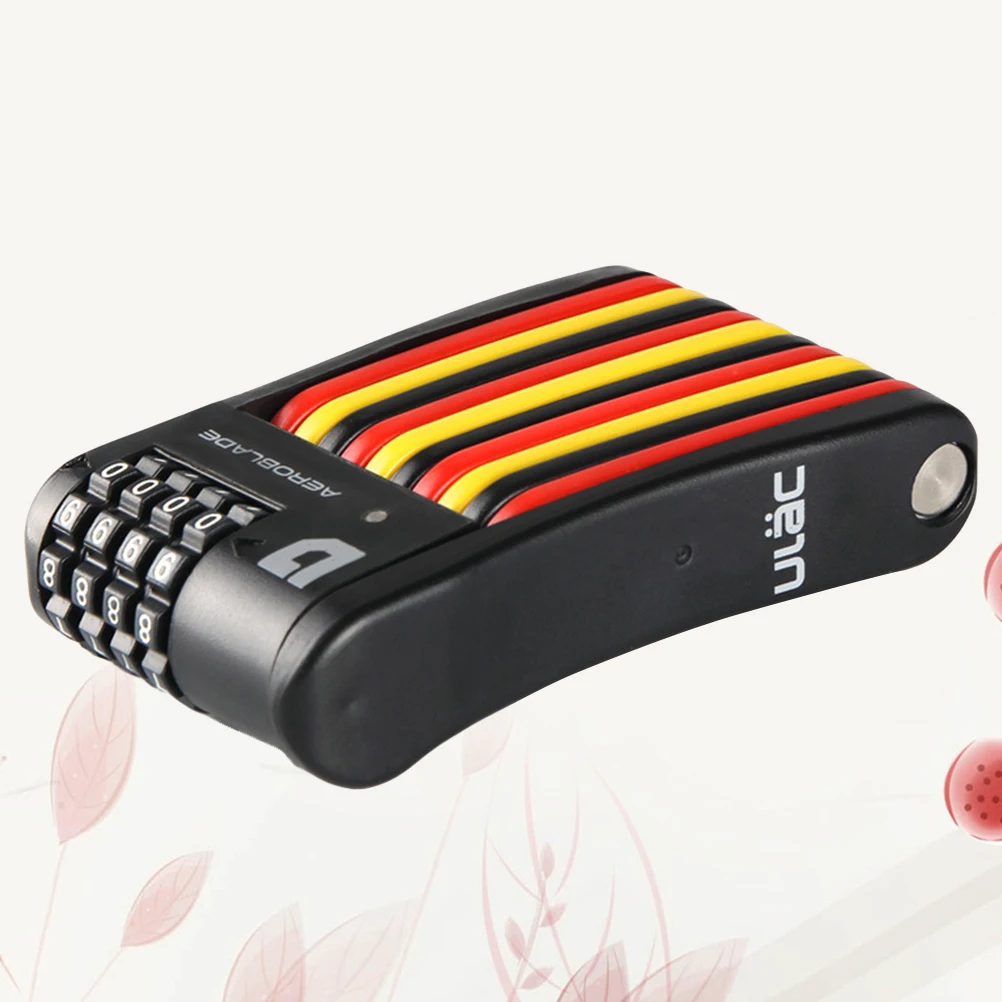 

Portable 300g Foldable Bicycle Lock for Electric Mount Anti Theft Motorcycle Combination Chain Security Durable Multi