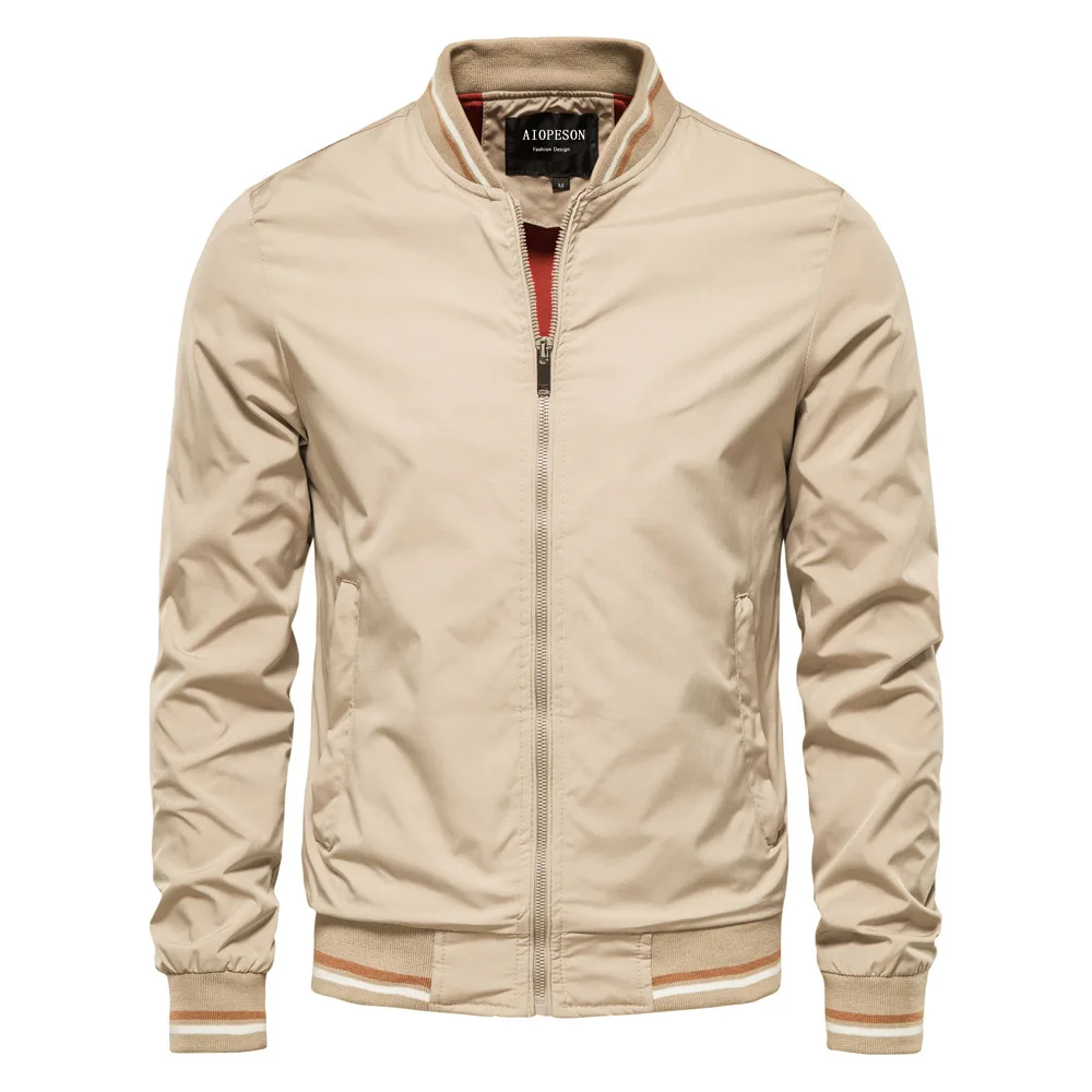 

Fashion Autumn Jackets for Men Solid Color Casual Baseball Mens Jacket Clothing New in Outerwears ​Chaquetas Bomber Jackets Men
