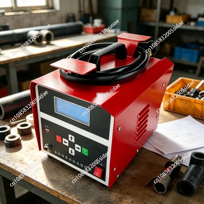 Automatic multi-function pe pipe electric fusion welding machine welding machine 315 welding line display screen