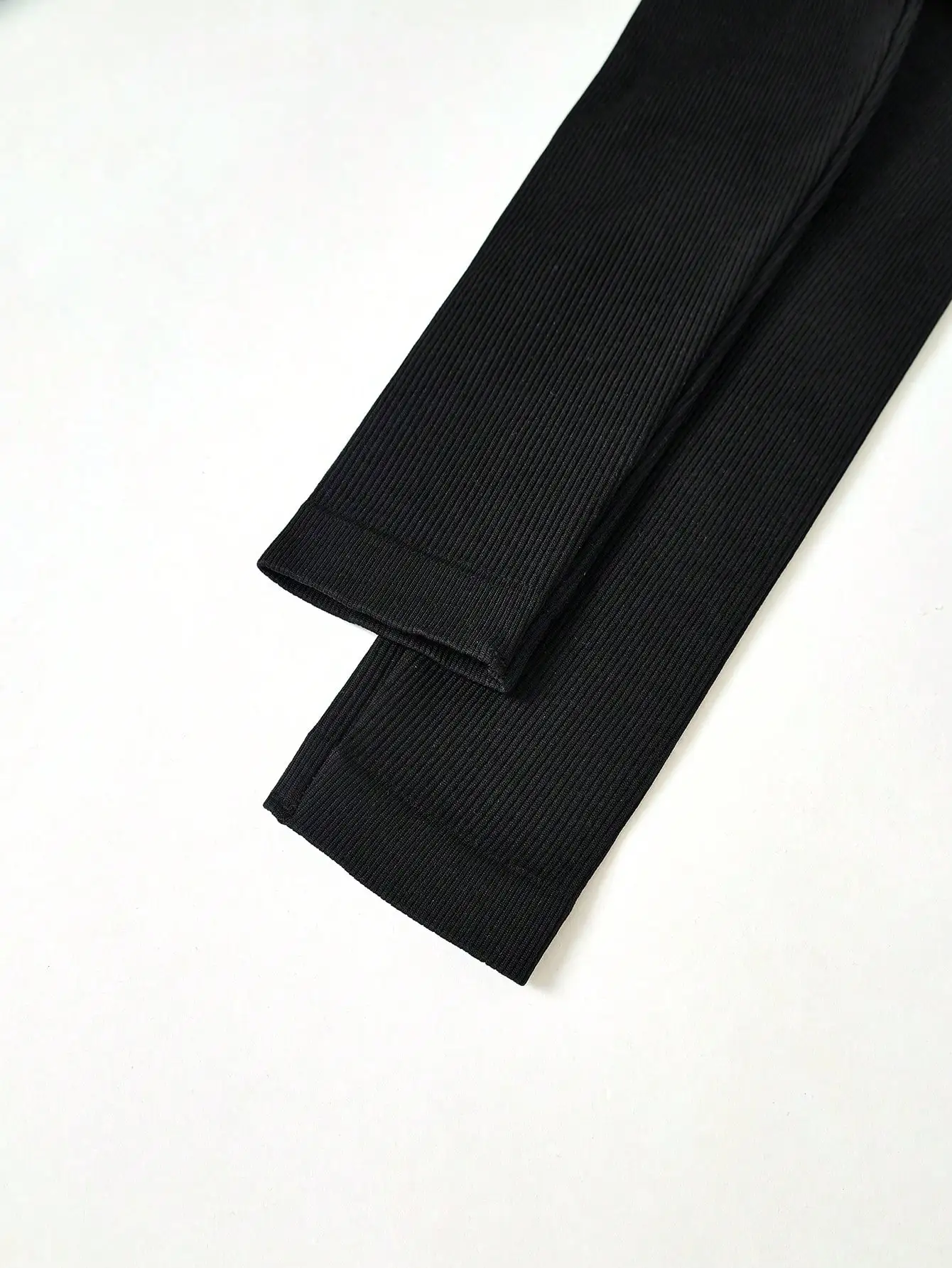 Women Seamless Shapewear Bodysuit Long Sleeve Ribbed Tummy Control Black Deep Square Back Jumpsuit for Yoga Gym Daily 14