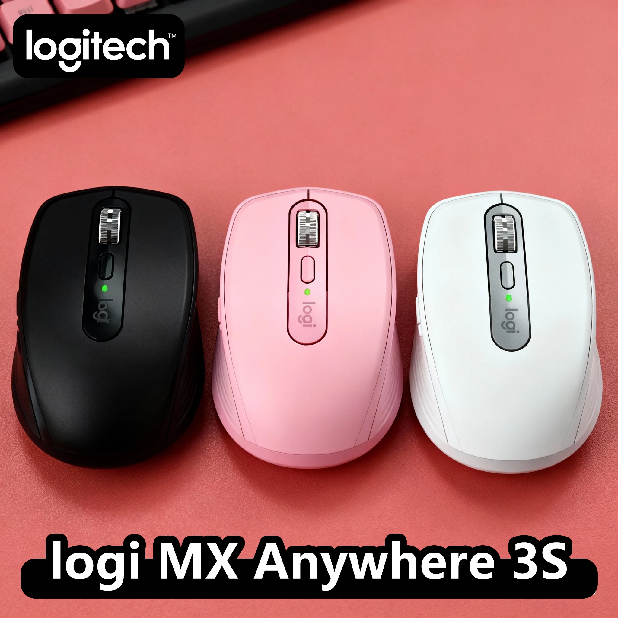 Logitech Anyhwere3s/ M650/M650L/M750 Ratón inalámbrico Bluetooth Cliques silenciosos para PC/Mac/Multidispositivo/Chromebook Office
