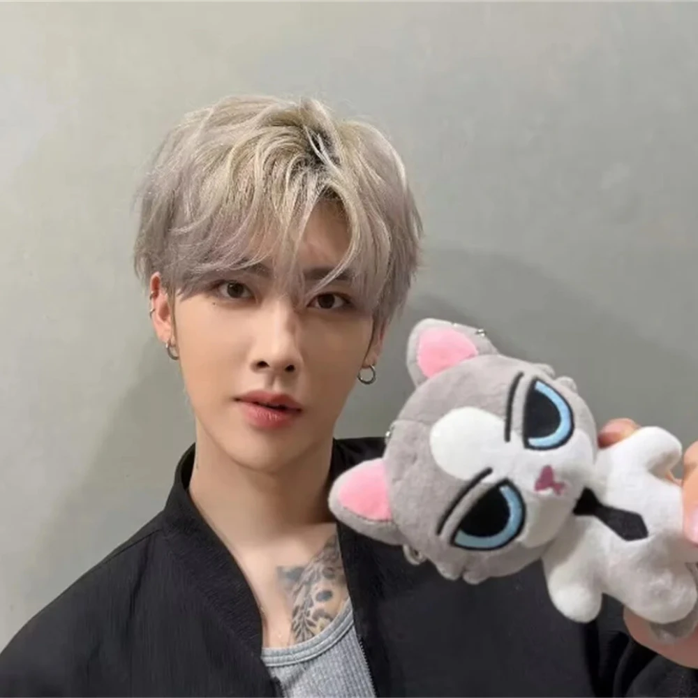 //New AND2BLE Plush Keychain Zhanghao RICKY HAN YUJIN Fans POP UP 3D Cartoon PP Cotton Soft Embossed Plush Toy Fans Bag Charms