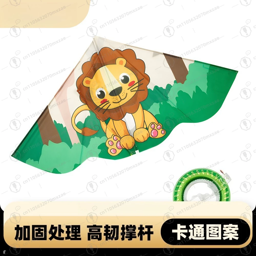 2025 New Cartoon Handheld Kite with Line Wheel Easy to Fly in Light Wind for Beginners Adults Large Size Outdoor Leisure