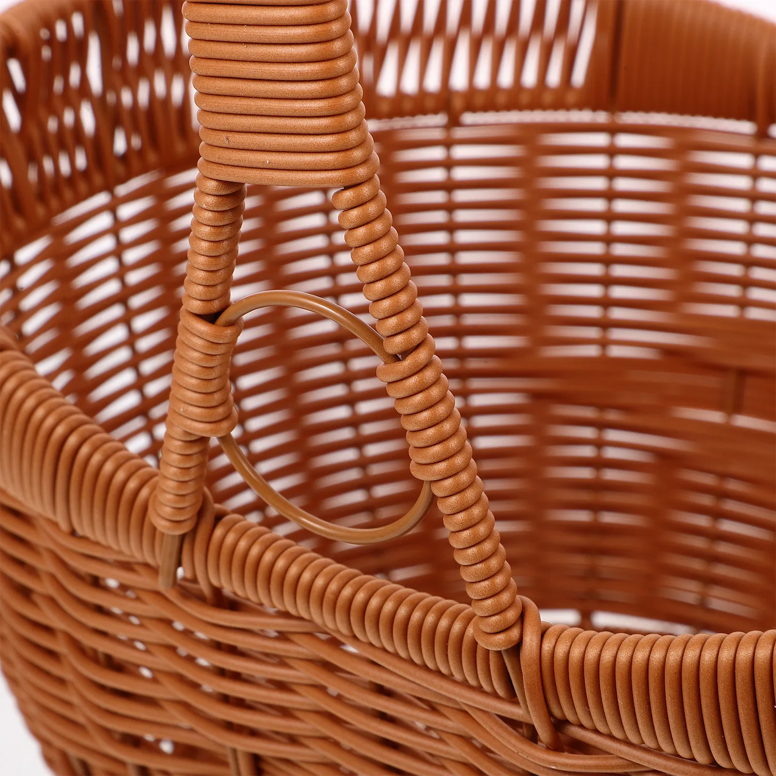 

Многоразовая портативная корзина для пикника в форме юаньбао, маленькая, легкая, для пикника и кемпинга, для овощей и грибов, незаменимая вещь для кухни