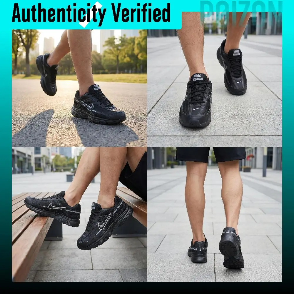 Nike Initiator Zapatillas de running informales para hombre, antideslizantes, resistentes a la abrasión, transpirables, de caña baja, para ir a la ciudad, color negro IB4595-001