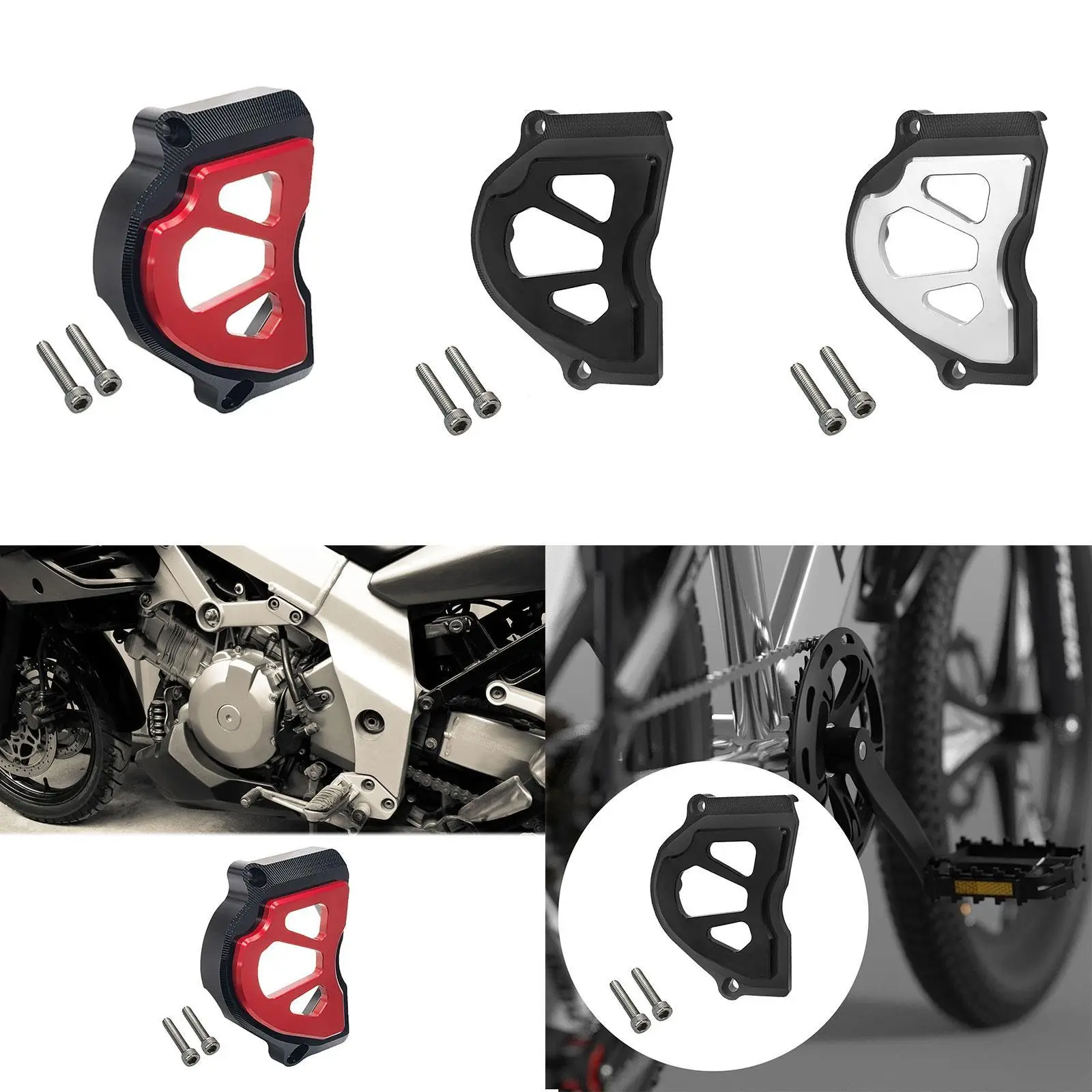 

Front Sprocket Cover Chain Guide Attachment Professional High Performance Sturdy