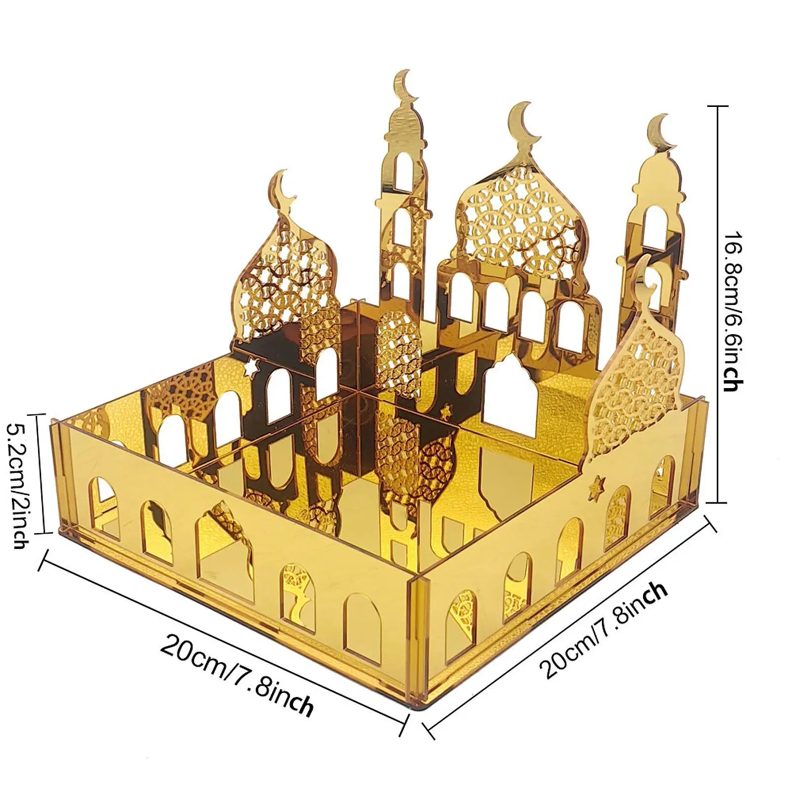 Ramadan Tray Ramadan Gift Storage Container for Wedding Home Celebrations