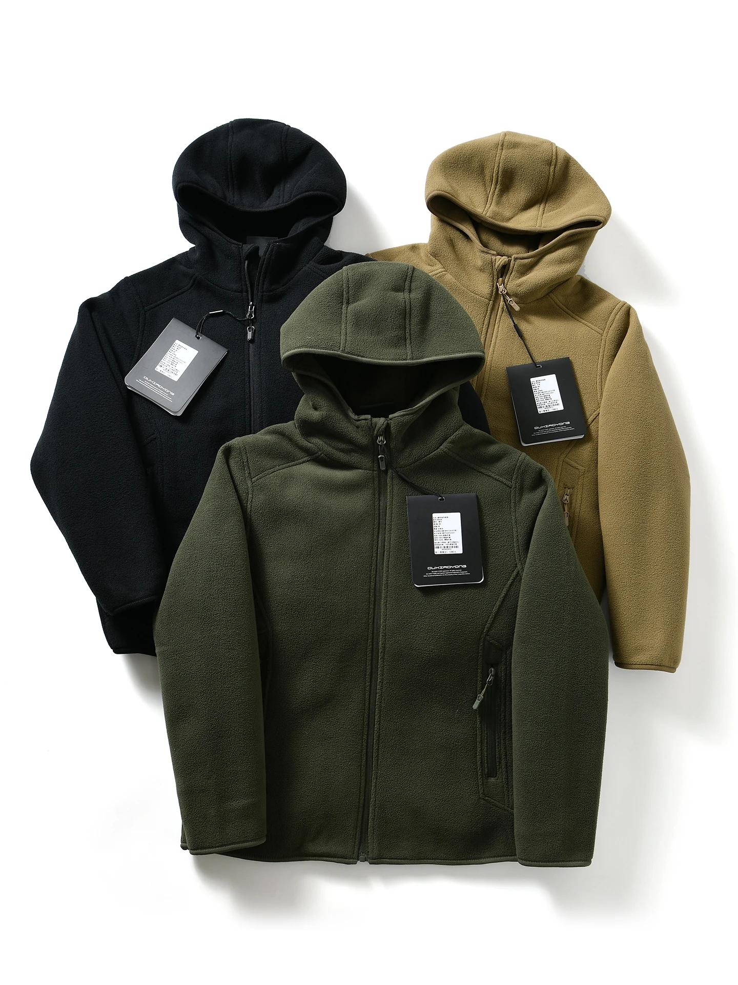 

Men's Thickened Hooded Puffer Jacket 90% White Duck down Casual Outdoor Leisure Polyester Fiber Fleece Lined Warm Coat