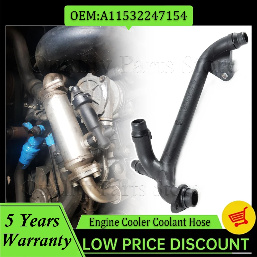 

A11532247154 11532247154 For BMW E39 Car Water Hose Return Pipe Engine Cooling Water Hoses Pipe New 1PC