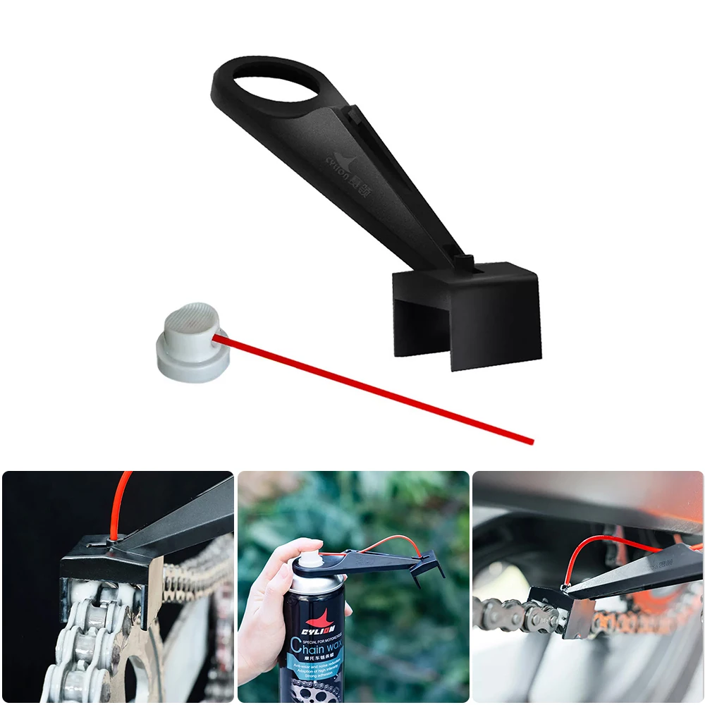 

Motorcycle Chain Lube Applicator Mess-Free Chain Wax Chain Cleaner Attachment Motorcycle Chain Oiler Spray Gear 2025 Hot Sale