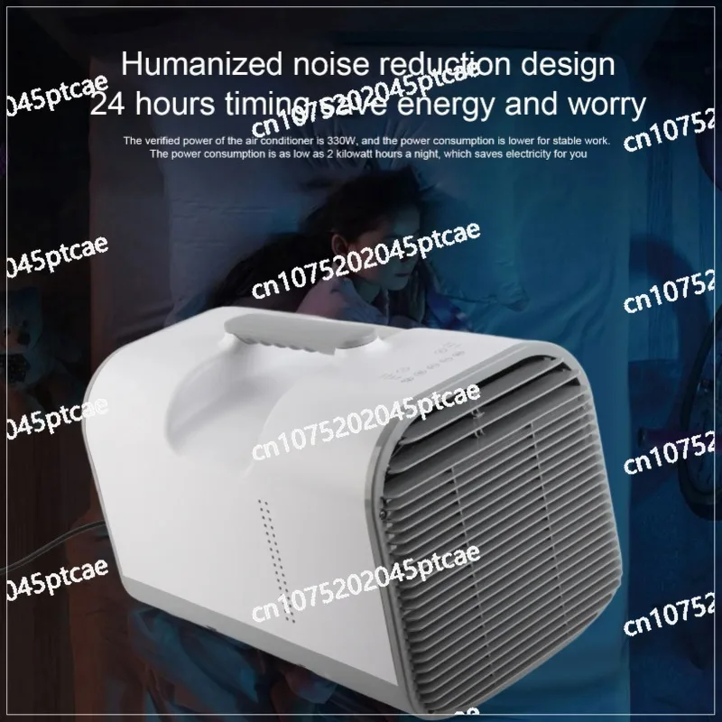 Baja Potencia, 330W Miniacondicionador Portátil Para Acampar Al Aire Libre, Acondicionador móvil De Alta Eficiencia