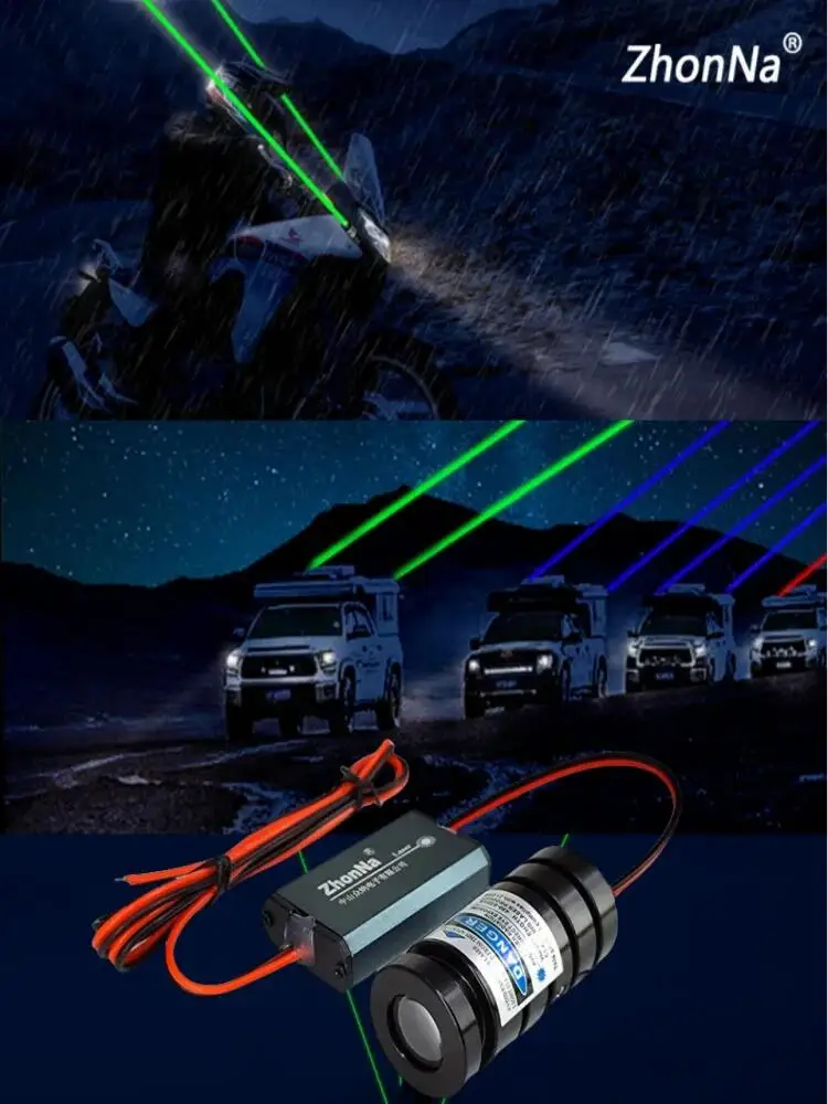 Feux d'avertissement de voiture à lumière rouge, verte et bleue, feux d'avertissement de sécurité pour véhicule de conduite nocturne à haute luminosité