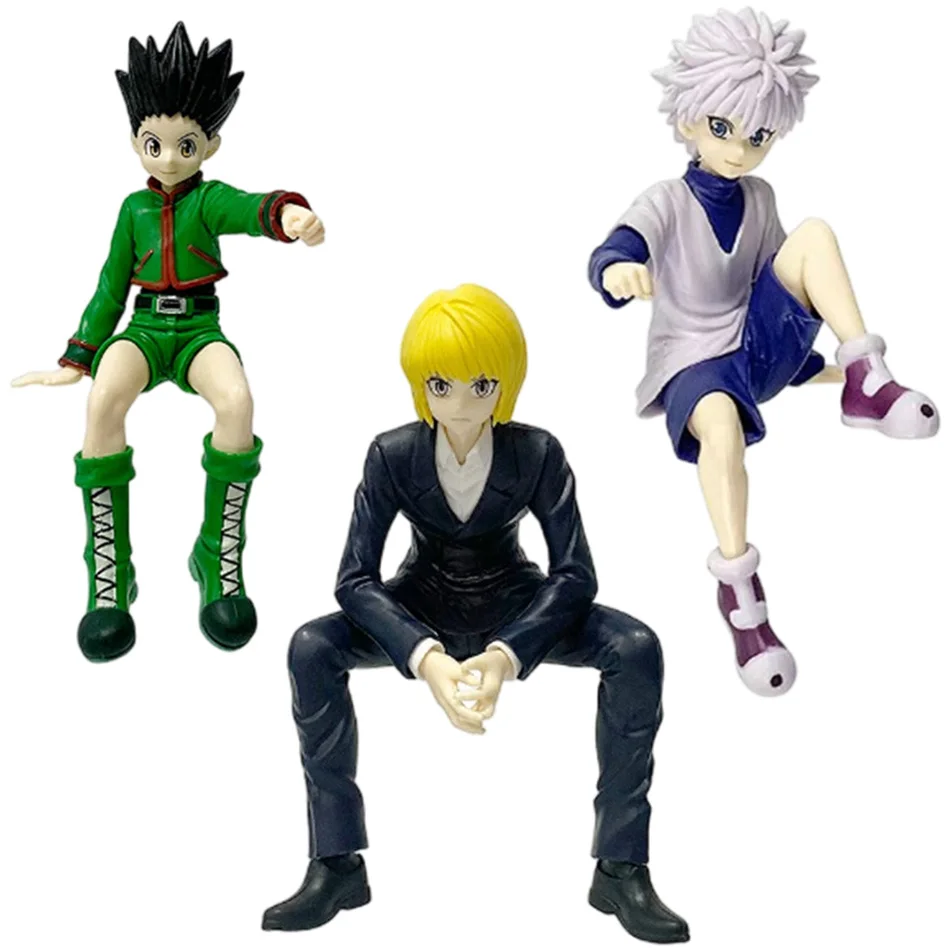 14cm Hunter×Hunter Anime Figure Phantom Troupe Hisoka Action Figure Noodle Stopper Room Decoration Noodle Stopper PVC Model Toys