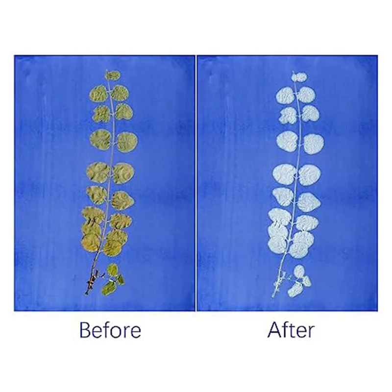 

OFSS-90 Sheets Sun Print Paper Kits Cyanotype Paper Kit A4 Nature Printing Solar For Kids Adults DIY Art Crafts Project