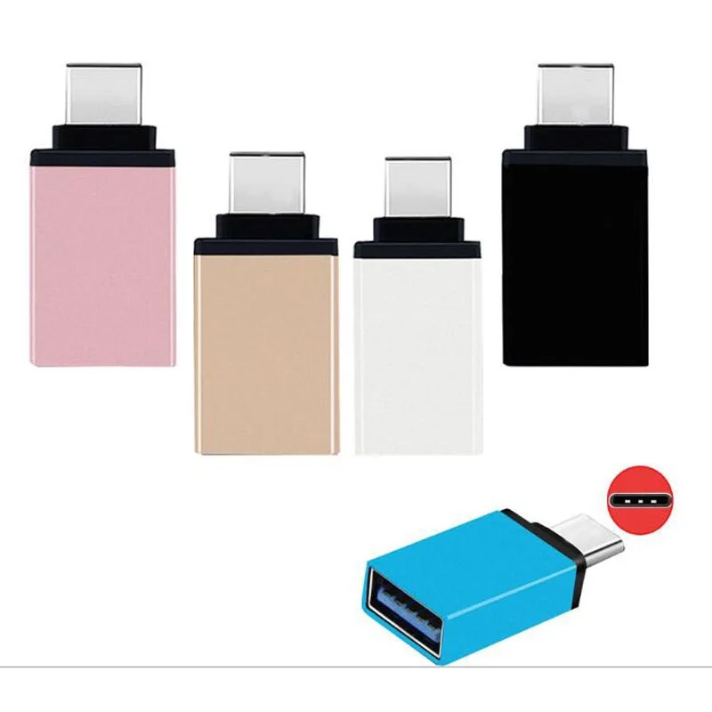 10pcs Type C USB 3.1 OTG Male to USB 3.0 Converter Adapter Connector for Xiaomi 5 Huawei P9 Samsung Note 7 LE