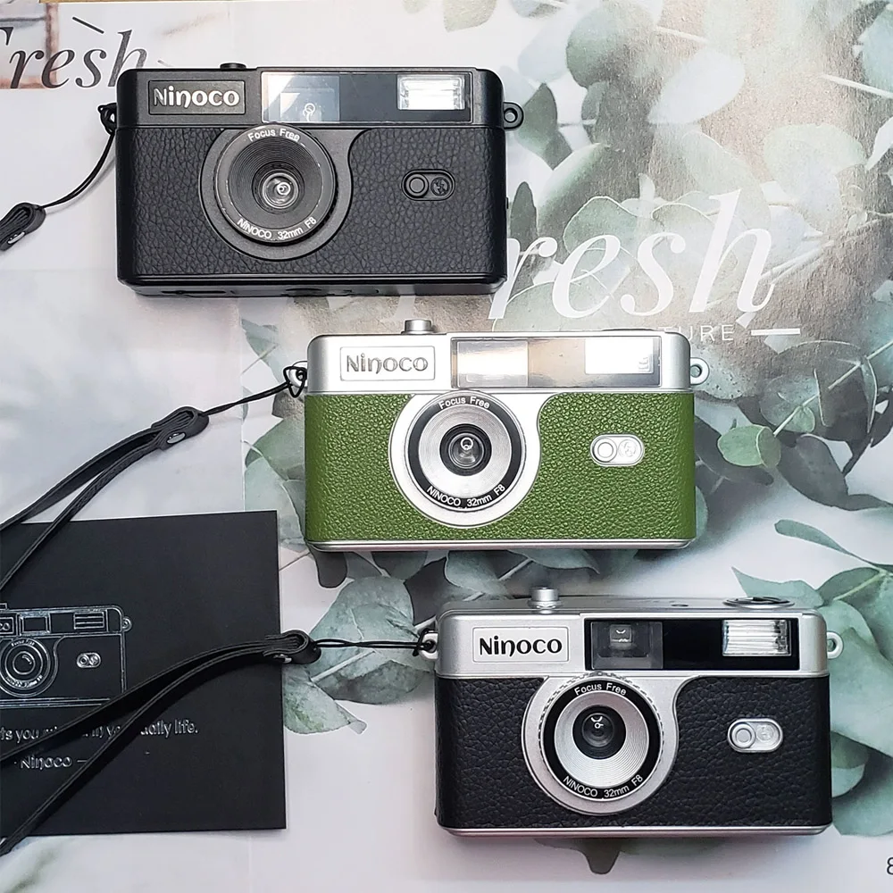 

Для NINOCO NF-1 полурамная камера 35 мм пленочная камера многоразовая пленочная камера со вспышкой подарок на день рождения и Рождество