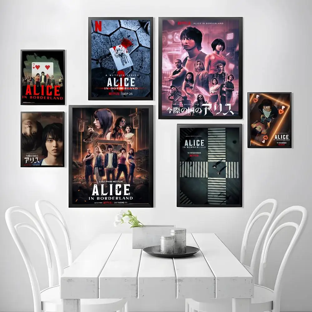 Thriller Shows A-Alice In Borderland Poster Wall decals, perfect for hallways, living rooms, and home decor
