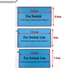 1 Uds. Para consola de interruptor pantalla LCD pantalla táctil esponja a prueba de polvo pegatina adhesiva de doble cara para Switch NS Lite