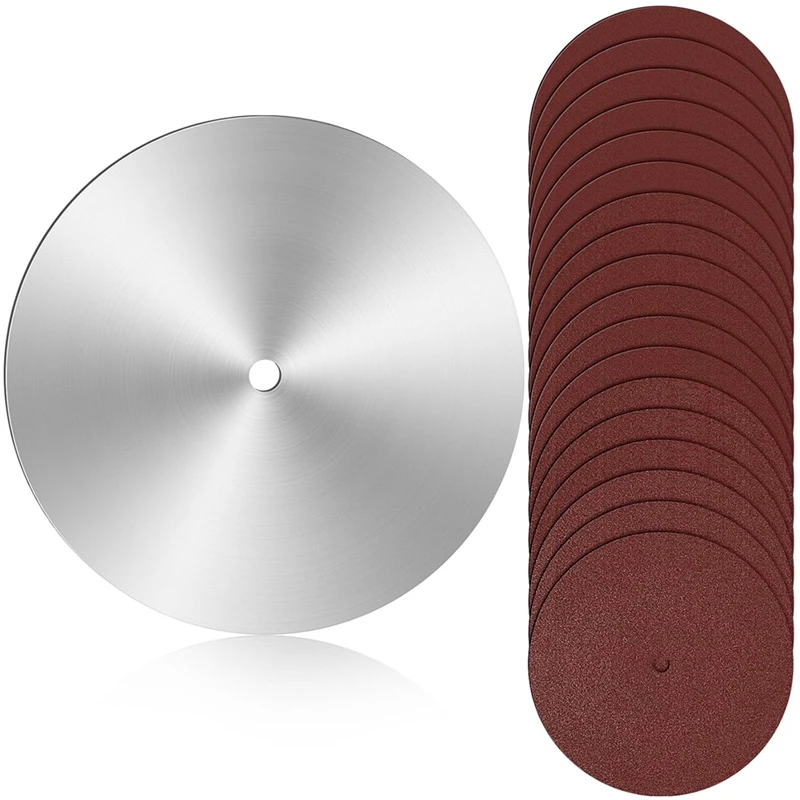 

10In Sanding Disc For Table Saw 5/8In Arbor Calibration Sanding Disc Balance Blade 18Sandpaper 60 80 100 120 180 240Grit