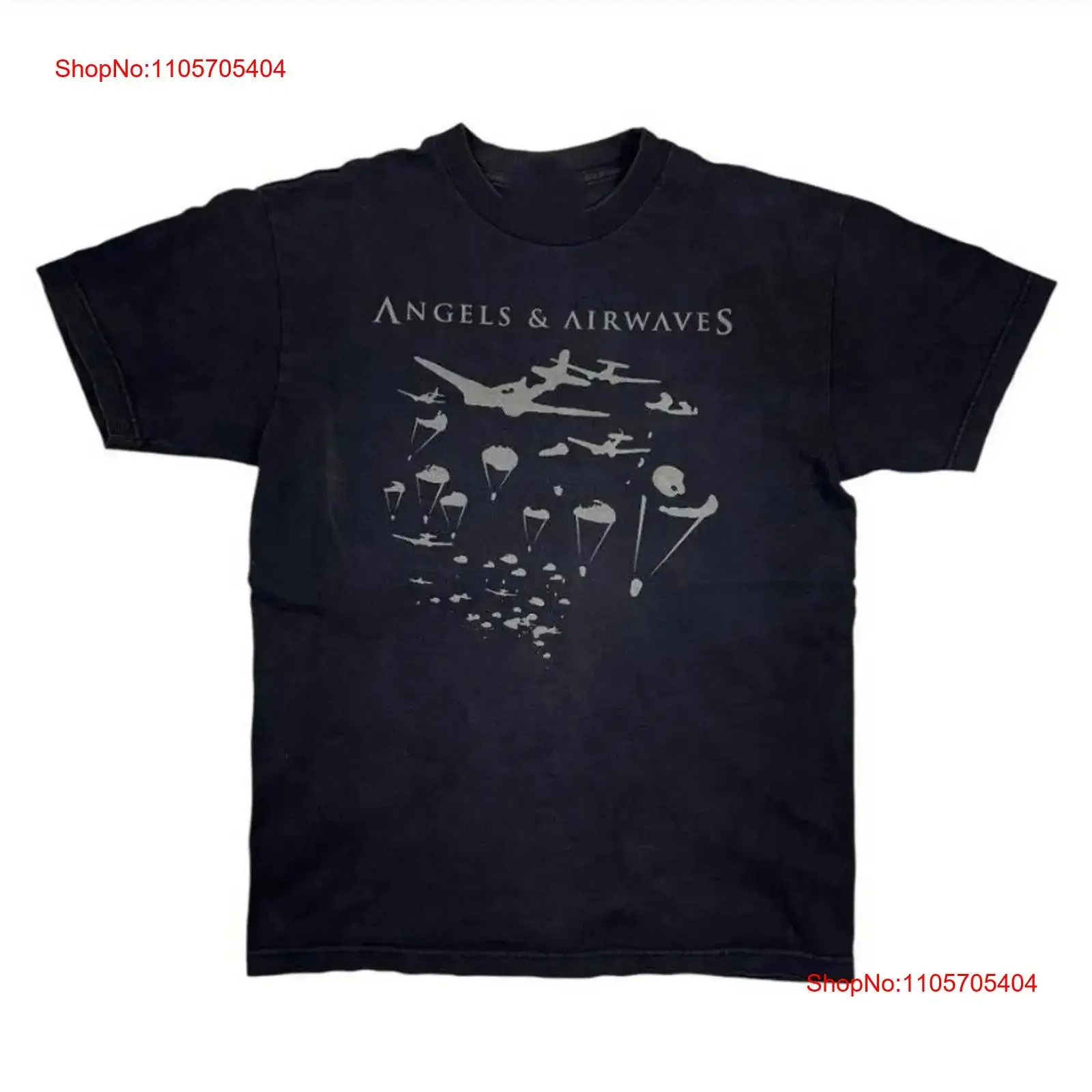 Band T Shirt Angels Airwaves Adult long or short sleeves vintage Washed Slightly streetwear Top For Everyday Wear fashion homme