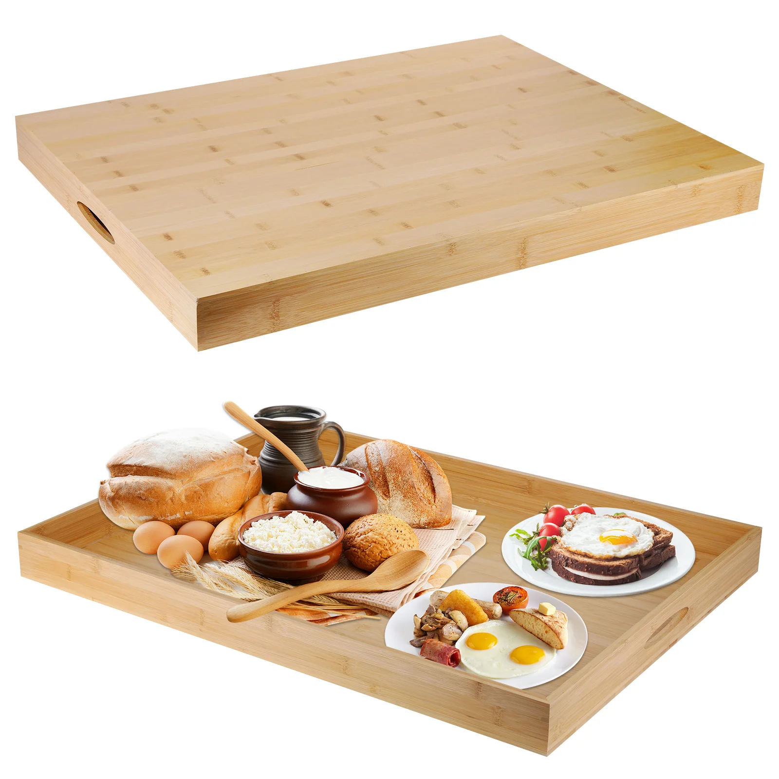 

Bamboo Wood Stove Top Cover and Cutting Board MultiPurpose Noodle Board Large Charcuterie Board for Electric Stove and Gas Stove