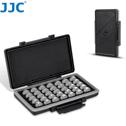 JJC LR44 Battery Case Holder Compact Button Coin Cell Battery Storage Organizer for 35x LR44 AG13 357 303 L1154F A76 SR44 SR44W