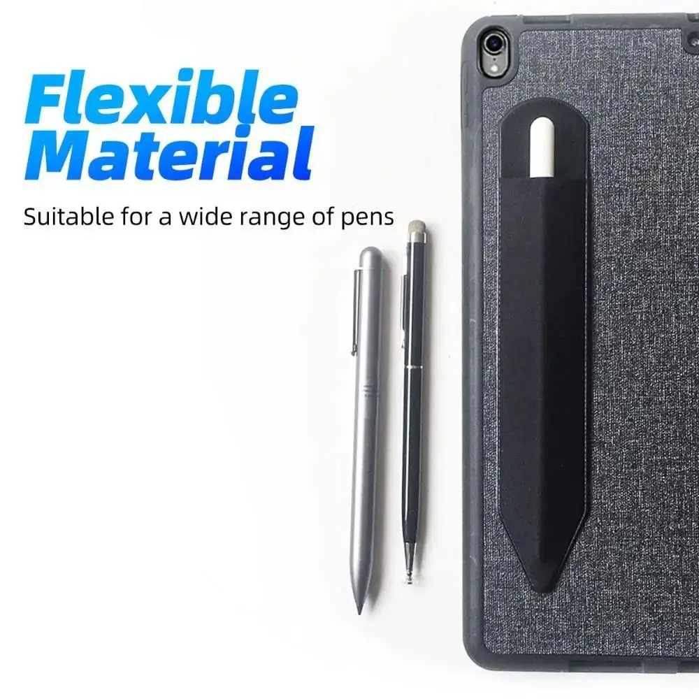 

High Quality Adhesive Pencil Case Solid Color Dust Proof Stylus Pen Pouch Capacitive Pen Holder