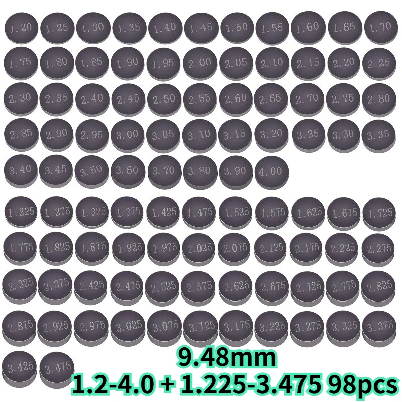 Für Suzuki Honda Yamaha Kawasaki Motorrad Einstellbare Ventilscheiben-Dichtung 7,48mm 9,48mm 8,85-8,9 10mm 1,2-4,0 1,225-3,475 1,72-2,6 – Detail 10