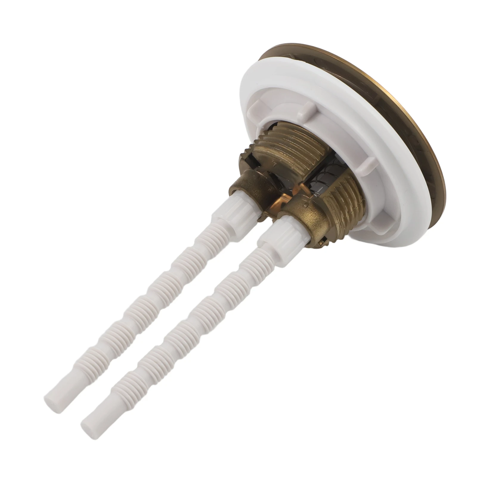 

Compatible Toilet Tank Cover DIY Toilet Button Dual Flush Button Adaptable For Various Sizes Easy Installation Process