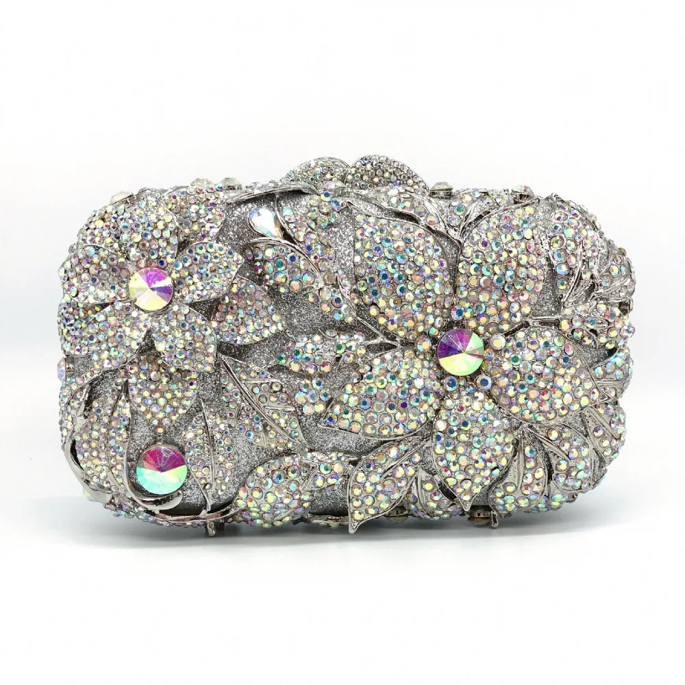 

Ladies Banquet Clutch Bag Diamond Dinner Empty Diamond Hard Box Full Diamond Dress Evening Bag Luxury Designer Bags High Quality