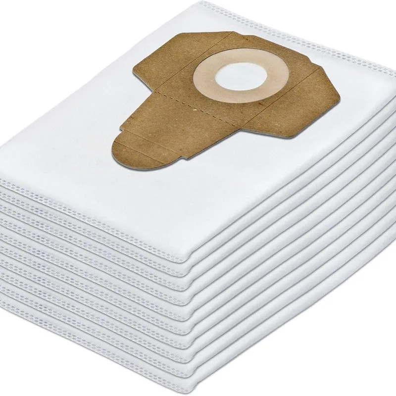 10 pçs sacos de pó não tecidos para einhell TC-VC1820 parkside pntts 1250 1300 aspirador de pó saco peça de substituição de alta eficiência