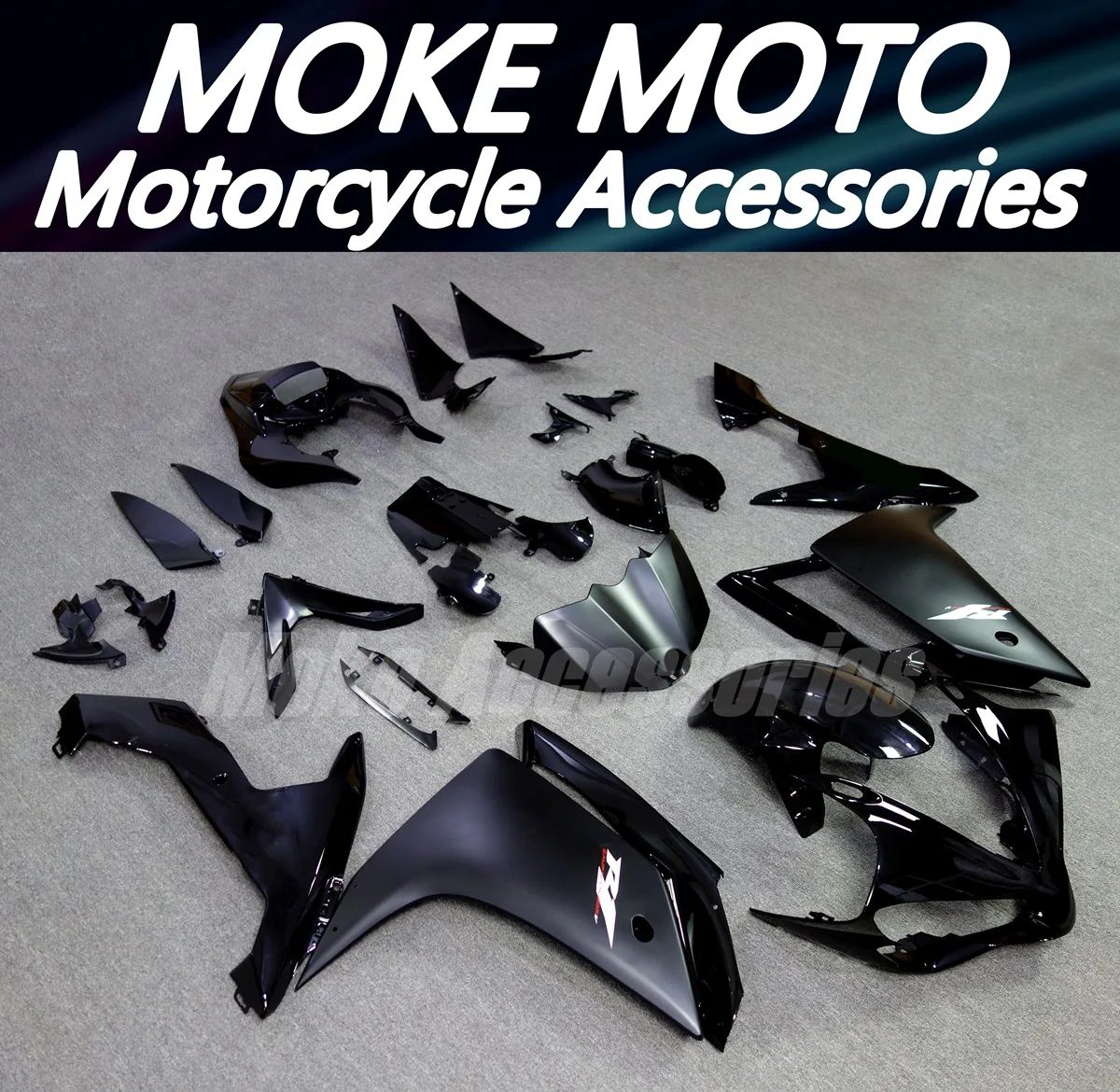 Motorcycle Fairings Kit Fit For Yzf R1 2007-2008 Bodywork Set High Quality Abs Injection New Bright black matte