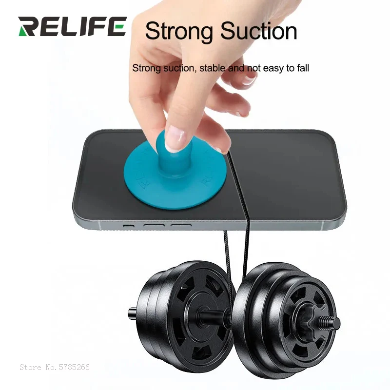 RELIFE RL-079A Sucker para LCD Split Screen, forte sucção, adsorção a vácuo, silicone para desmontagem do telefone, Tablet Tool, alta qualidade