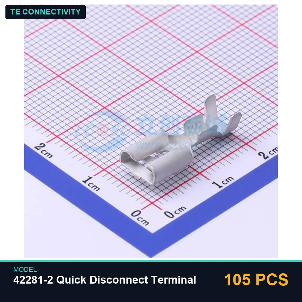 105 PCS TE Connectivity 42281-2 Quick Disconnect Terminal