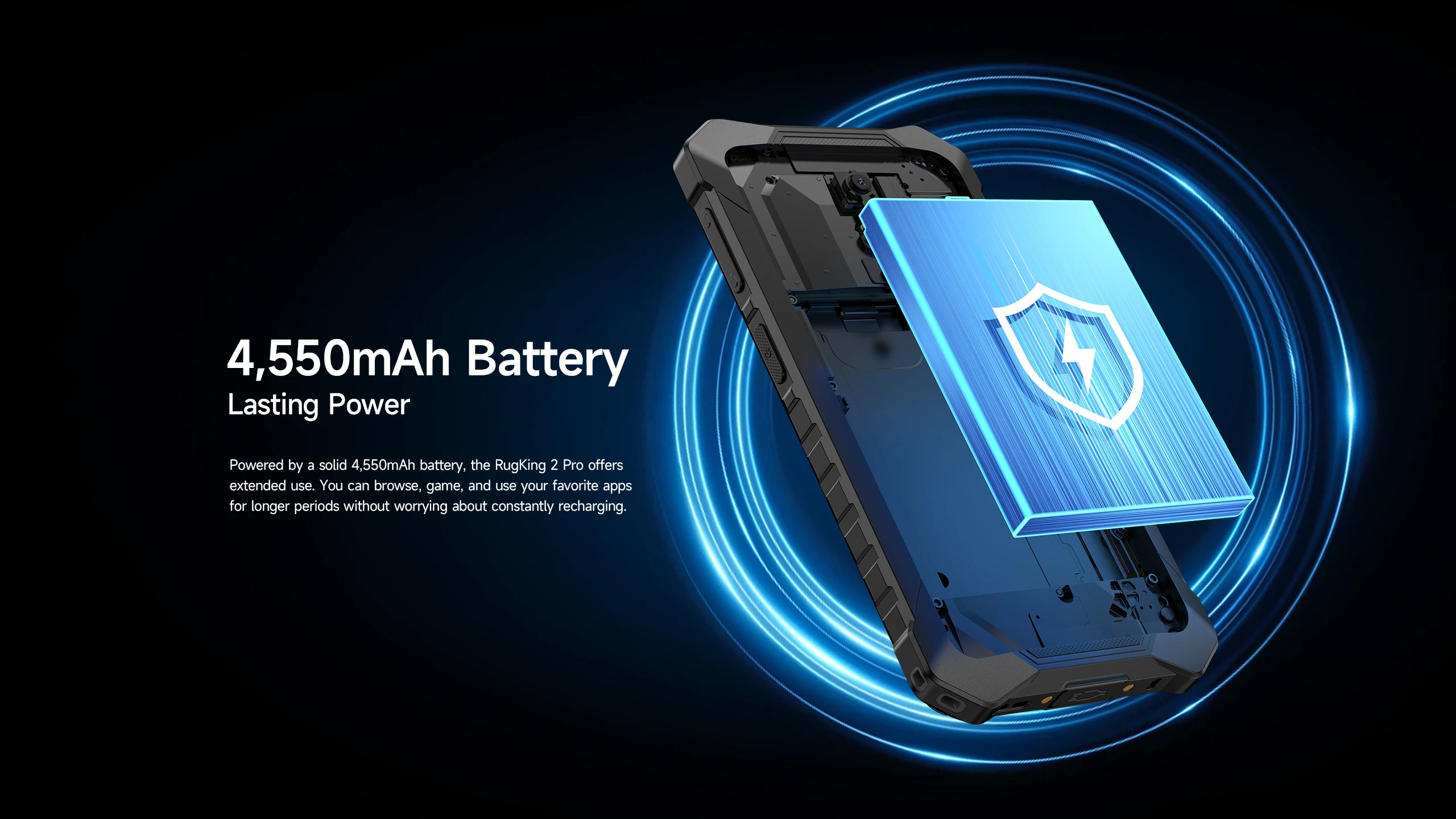 Ulefone RugKing 2 Pro 4G AI Rugged 6GB RAM+128GB ROM Android 15 NFC 5.45 " OTG IP69K&IP68 Mobile Phone 4550mAh Global