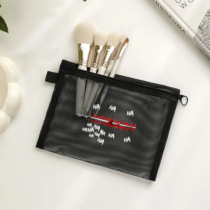 Arirang World Tour 2026 Haha Album Makeup Bag with A Zipper Spacious Storage Pouch Travel Ideal Holiday Mesh Bags Kpop Fan Gift