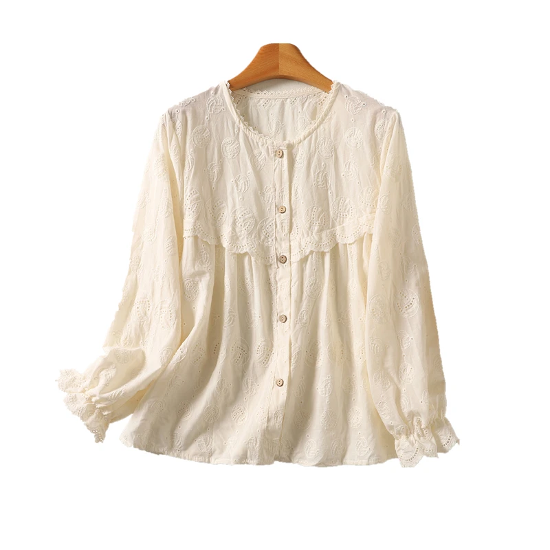 Retro bordado redondo ne irt primavera outono novo sle high-end sino sve cabeça sobre saltos idade-defng pequeno irt