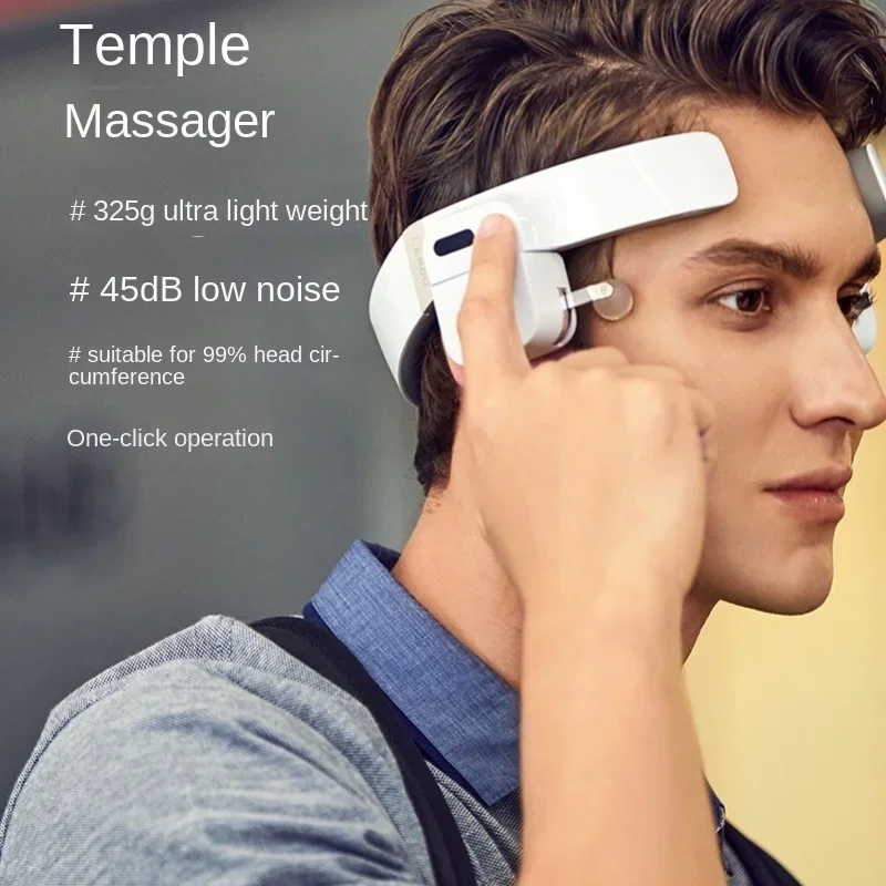 Free Shipping Head Massager Temple Electrodynamic Instrument Automatic Headache Artifact Migraines