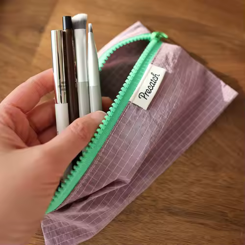 Multifunctional Lightweight Pouch For Eyebrow Pencil,Stationery,Jewelry,Documents And Small Change,Macaron Color,For Women - Image 3