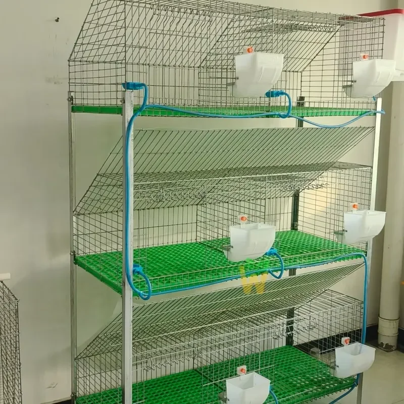 Wholesale 3 Tier 12 Door Rabbit Cage Breeding Box Commercial Poultry Farm Hutch