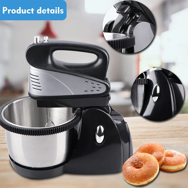 800W Stand Mixer with Bowl Food Mixer Electric 5 Speed for Cake Dough Maker Egg Beater Planetary Mixer Dough Blender