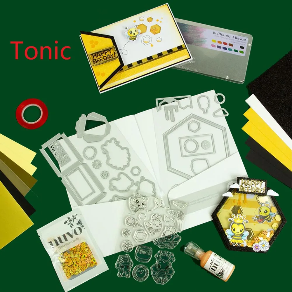 Weihnachts-Lebkuchen-Festliche Blüte & Wachstum Metall-Stanzformen Stempel Schablone Scrapbooking DIY Album Papier Prägung Bastel-Deko – Detail 1