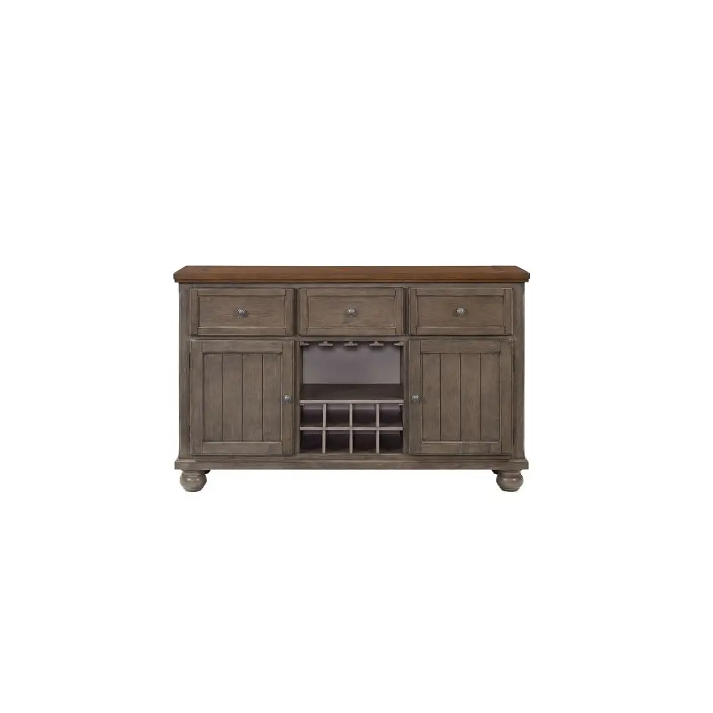 

Rural two-color furniture dining cabinet with power pack