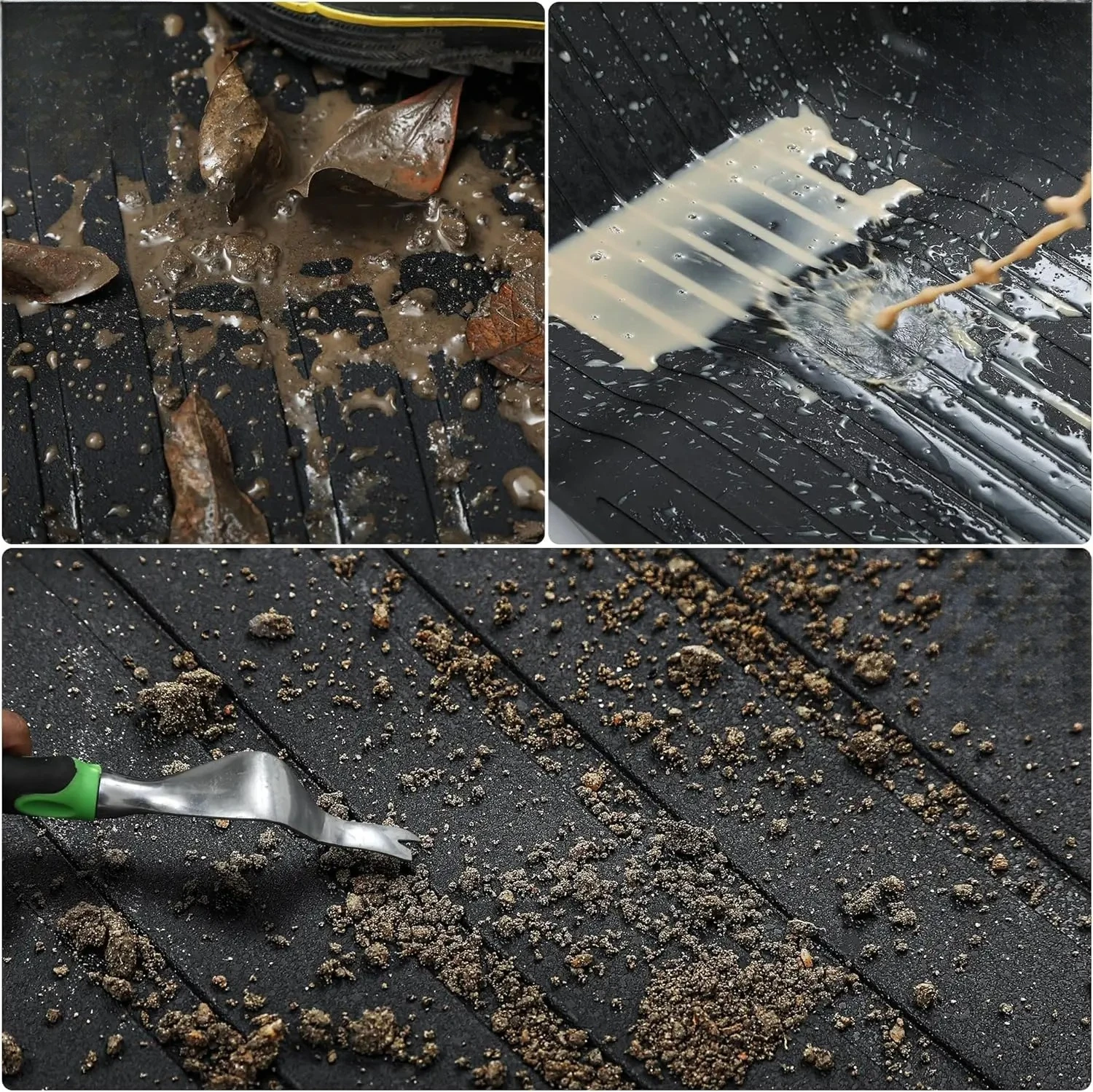 ل تسلا نموذج 3 2024 2025 المرتفعات الحصير البضائع بطانة مقاوم للماء المضادة للانزلاق فرش داخلي للسيارات والشاحنات منصات TPE اليد اليسرى/اليمين المطاط #5