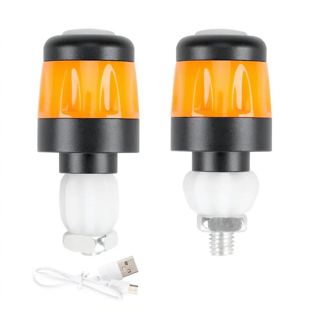 Scooter Handlebar Accessories Set Anti Skid Grips With Rechargeable For Ulip LED Bar End Lights Safety Supplies