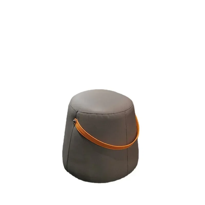 Living Room Furniture Small Stools Fashionable Household Use Adult Round Leather Creative Small Piers Sofa Coffee Short