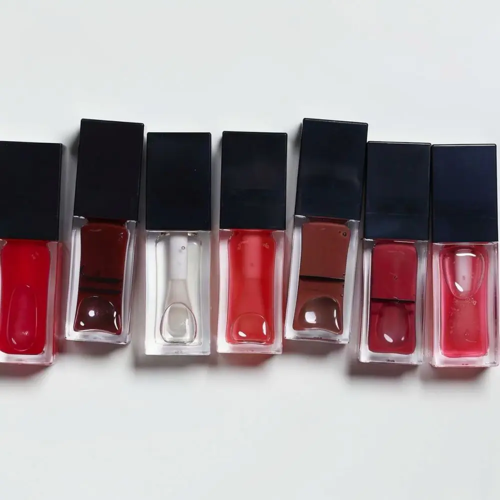 Moisturizing Tinted Lip Oil Gloss Hydrating Plumping Nourishing Shiny Sheer Texture Long Lasting Finish For Cosmetic