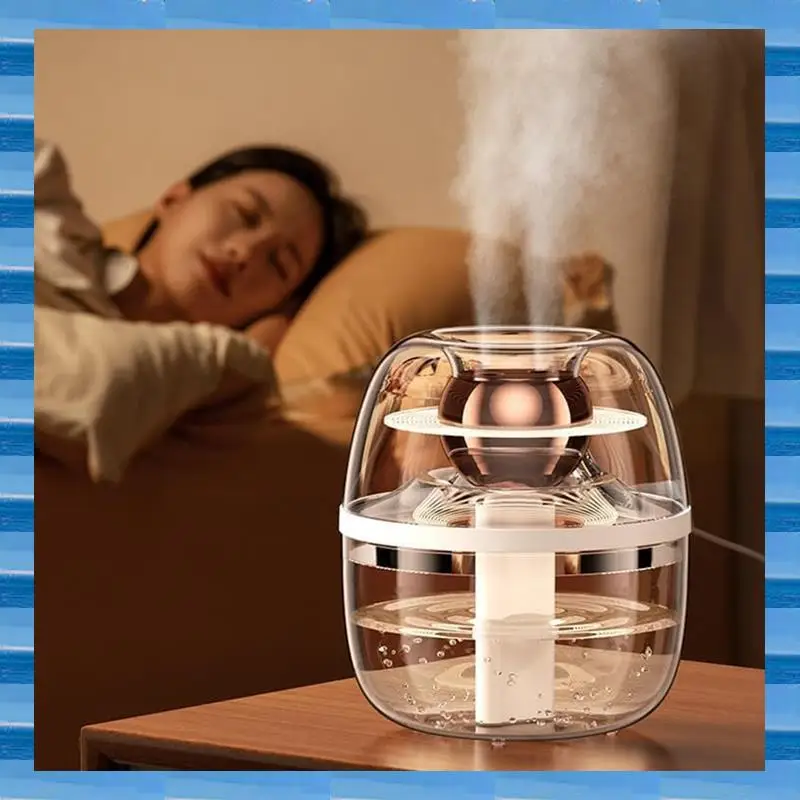 

AT53 Увлажнитель для спальни, Увлажнитель для большой комнаты, Увлажнитель с прохладным туманом, Настольный увлажнитель воздуха для большой комнаты в спальне