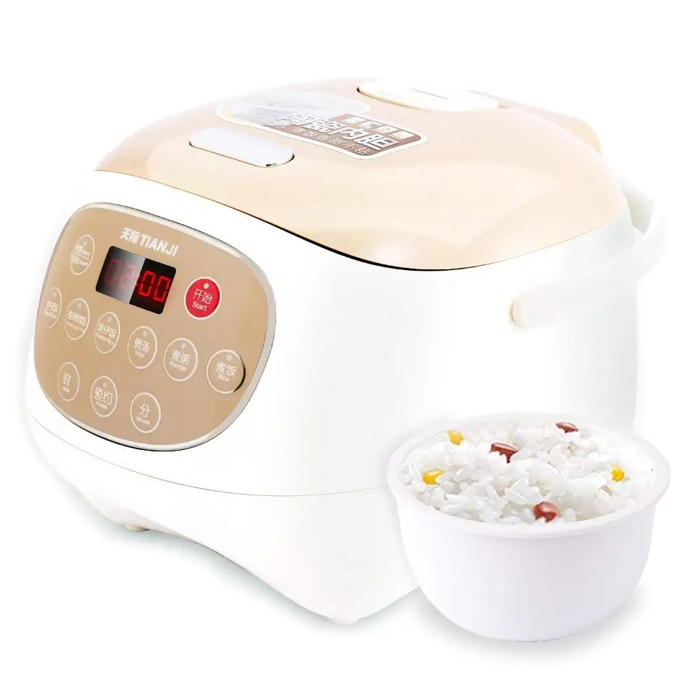 

Tianji Electric Rice Cooker FD30D with Ceramic Inner Pot, 6-cup(uncooked) Makes Rice, Porridge, Soup,Brown Rice, Claypot rice