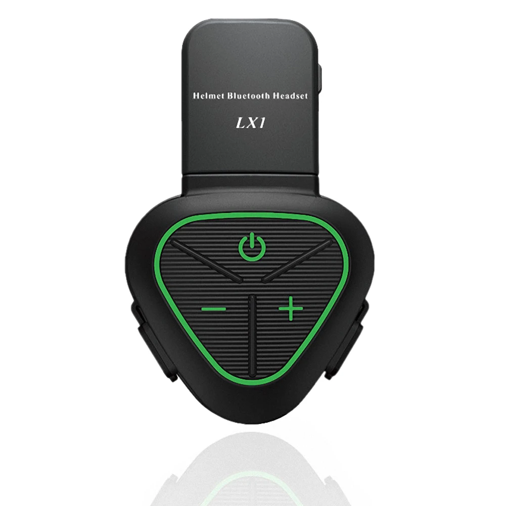 LX1 Motorcycle Helmet Bluetooth Headset Portable Smart Noise Cancelling Takeaway Headset Green